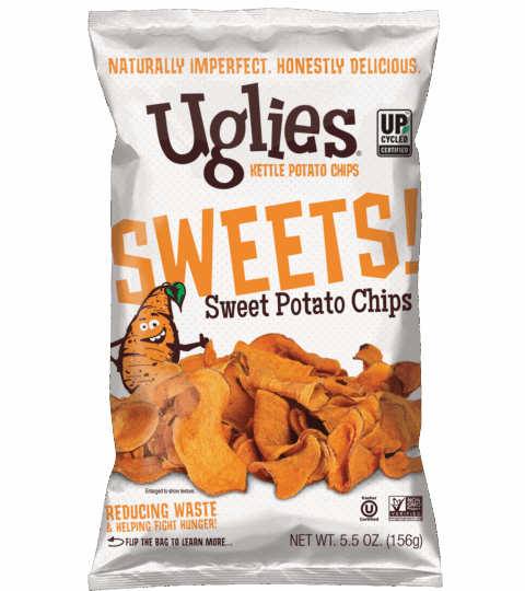 Sweet Potatoes Chips*SWEETS! Uglies Kettle Chips 156g