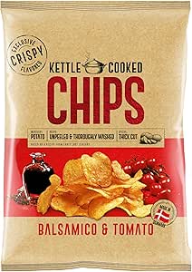 Balsamic & Tomato Potato Chips*Kettle Cooked 150g