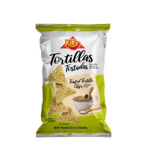 Toasted Tortilla Chips With Chia Quinoa*KITTY 800g