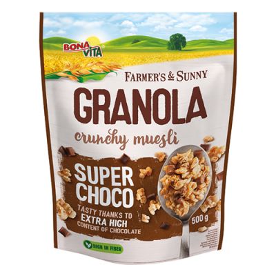 Super Choco Granola ..CRUNCHY MUESLI ..Bona Vita 500g