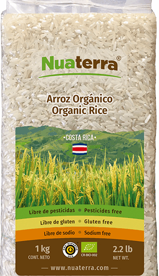 Organic White Rice (GF)..Nuaterra 1k