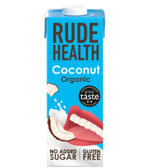 Organic Coconut Drink*No Sugar Added With Rice*RUDE HEALTH 1L