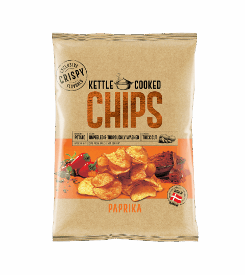 Paprika Potato Chips ..KETTLE COOKED CHIPS 150g
