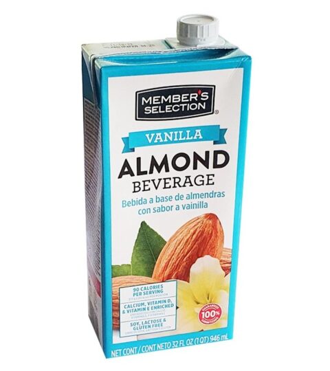 Almond Vanilla Beverage..Member’s Selection 946ml