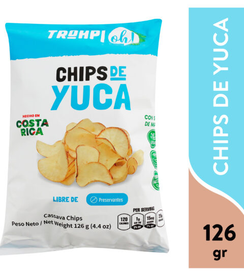 Cassava Chips ..Sea Salt-GF..Trohpi Oh! 126g