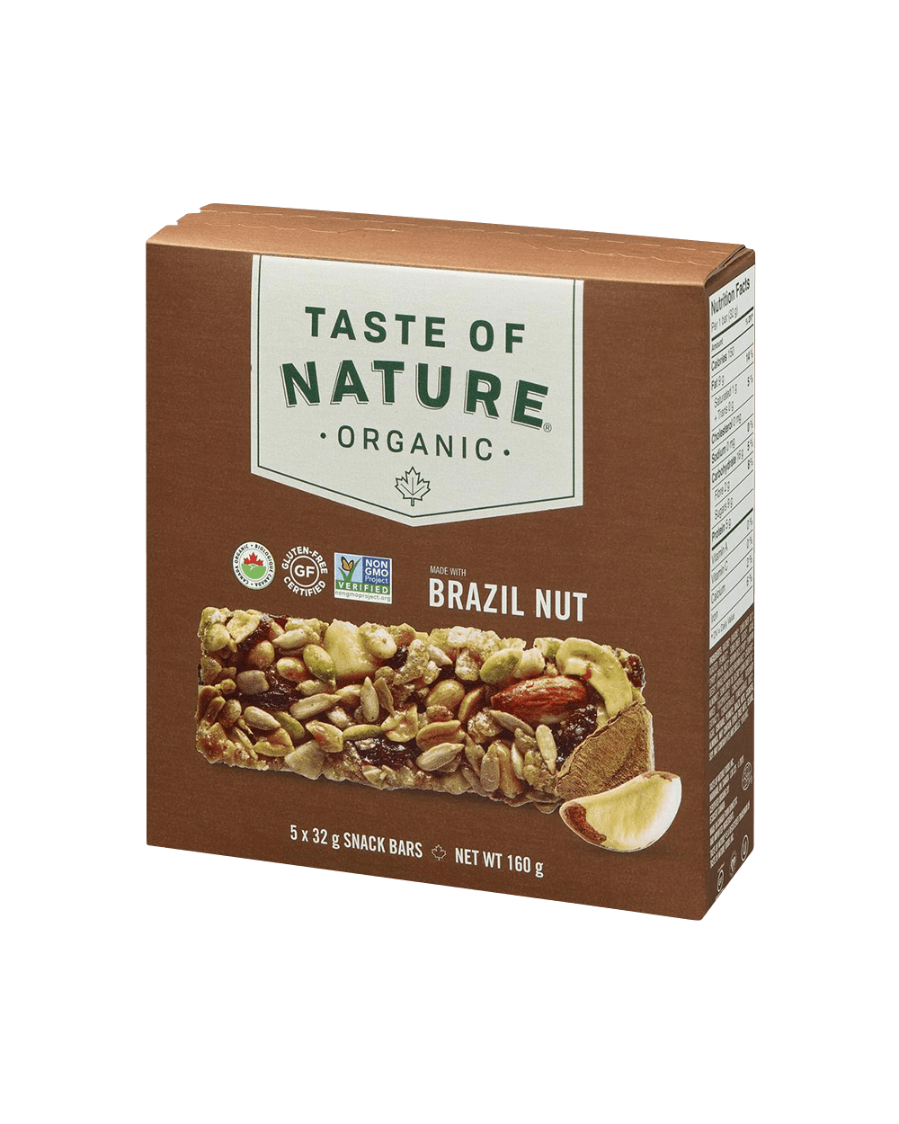 Organic Fruit & Nut Bars BRAZIL NUT-Taste of NATURE ORGANIC 120g