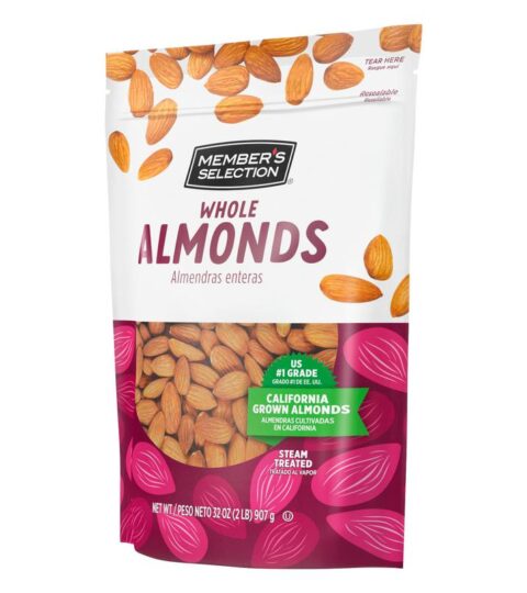 Whole Almond ..Member’s Selection 32oz