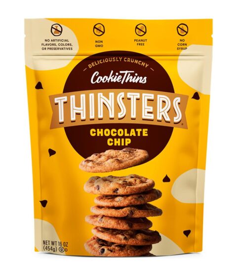 Cookie Thins Chocolate Chip*CRISPY&CRAVEABLE*THINSTERS 454g