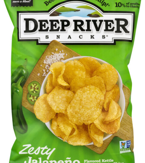 Zesty JALAPEÑO Potato Chips*GF*Deep River 141g