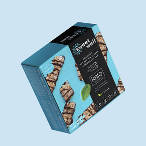 Coconut Macadamia & Dark Chocolate Bar*KETO FRIENDLY*Sweet Well 160g