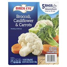 Carrots, Broccoli & Cauliflower*STEAM FRESH*Birds Eye 306g