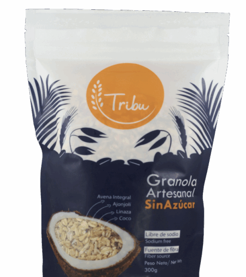 Unsweetened Artisanal Granola..Tribu 300g