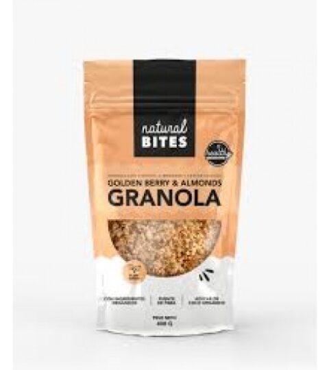 Plant Based Granola*GOLDEN BERRY & ALMONDS-Natural Bites 400g