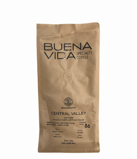 Specialty Coffee*LAS LAJAS HONEY*CENTRAL VALLEY*GROUND*Buena Vida REGENERATIVE 12oz