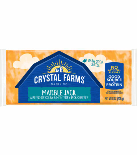 Colby & Monterey Jack Cheese*MARBLE JACK*Crystal Farms 226g