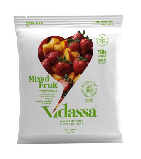Mixed Fruit*PINEAPPLE*STRAWBERRY*MANGO*NO PRESERVATIVES*Vidassa 80 Oz