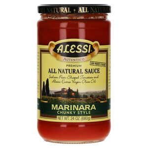 Marinara Sauce..CHUNKY STYLE ..Alessi 24oz