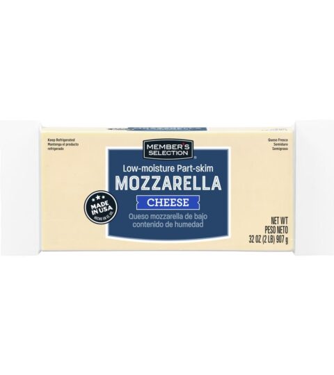 Mozzarella Cheese..Member’s Selection 32oz
