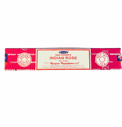 Nag Champa Incense..INDIAN ROSE ..Satya 15g..