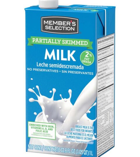 Partially Skimmed Milk – Member’s Selection 1L