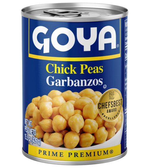 Precooked Chickpeas ..Goya 15.5 Oz