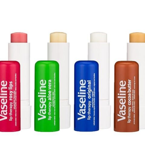 Lip Therapy With Petroleum Jelly*ORIGINAL*ROSY LIPS*COCOA BUTTER*ALOE VERA*VASELINE 4.8g