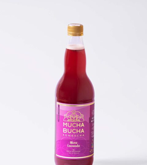 Crafted Sparkling Kombucha*BLACKBERRY LAVENDER*Mucha Bucha Kombucha 750ml