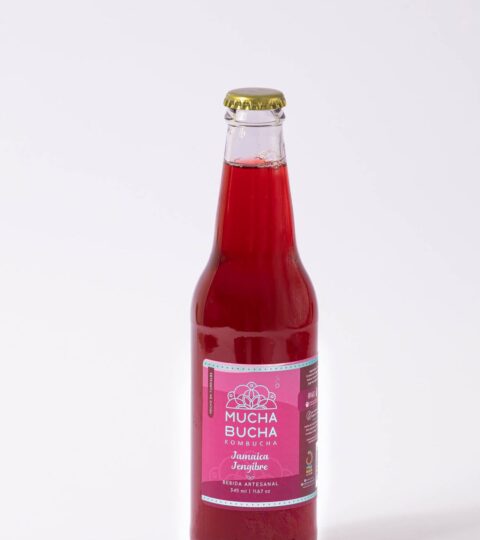 Crafted Sparkling Kombucha*GINGER JAMAICA*Mucha Bucha Kombucha 345ml