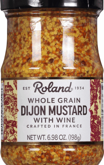 Whole Grain Dijon Mustard With Wine*Roland 198g