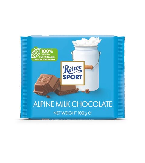 Milk Chocolate*ALPENMELK SUSTAINABLE*Ritter Sport 100g