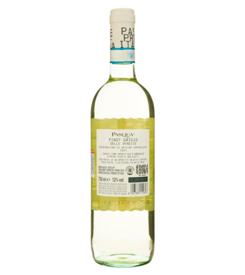 Pinot Grigio White Wine ..PASQUA 12%VOL-750ml