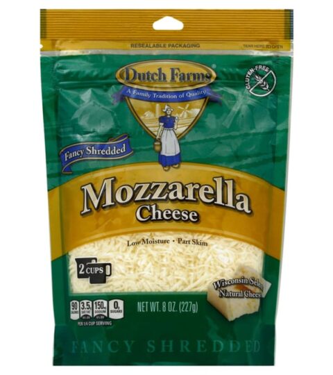 Mozzarella Cheese*FANCY SHREDDED*Dutch Farms 227g