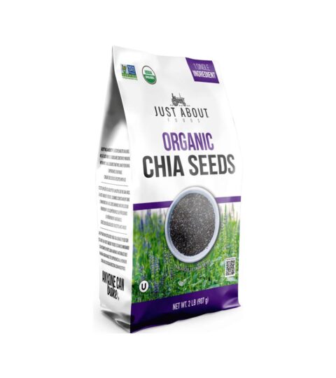 Organic CHIA SEEDS*Just About Foods 907g
