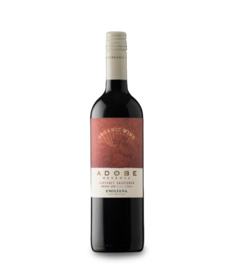 Organic Red Wine ..CABERNET SAUVIGNON*ADOBE RESERVE..Emiliana 13.5% VOL-750ml