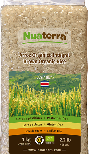 Organic Brown Rice (GF).. Nuaterra 1kg