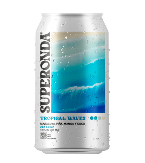 Passion Fruit Mind Tonic CBD*TROPICAL WAVES*Superonda 355ml