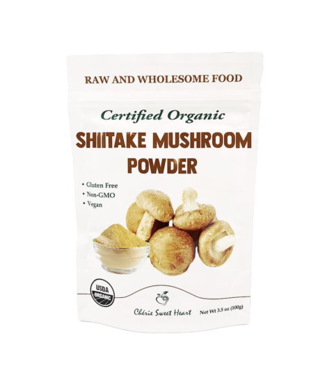 Organic Shiitake Mushroom Powder*Cherie Sweet Heart 3.5 Oz