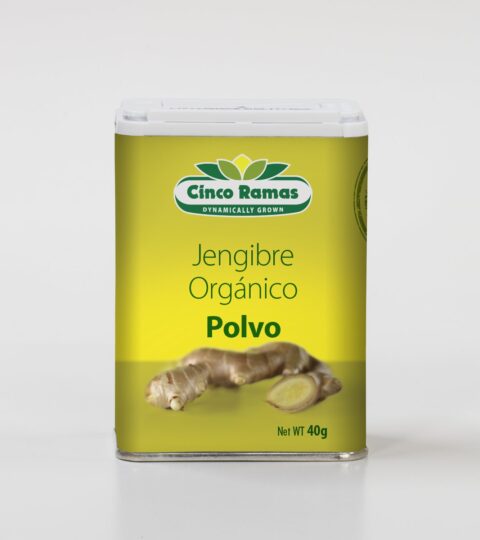 Certified Organic Ground Ginger..Cinco Ramas 40g