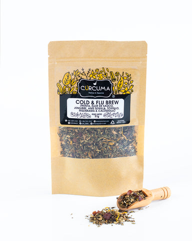 Cold & Flu Brew Tea..Curcuma 27g