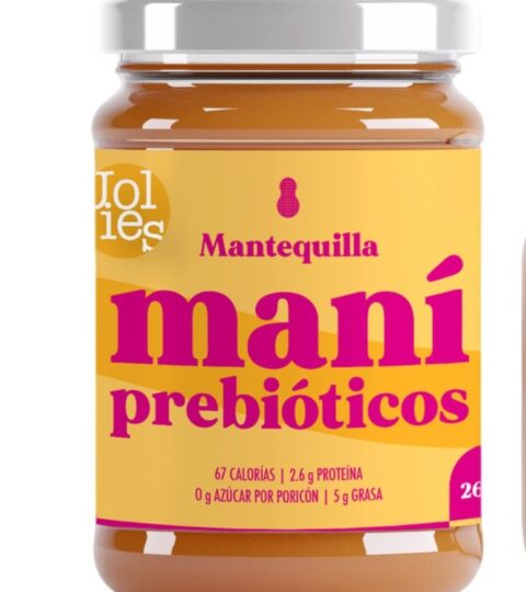 Peanut Butter*PREBIOTICO*NO SUGAR ADDED*Jolies 265g