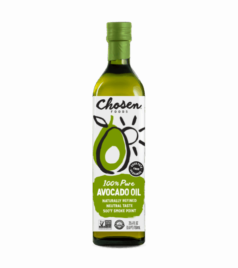 Avocado Oil-100% Pure..Chosen Foods 750ml..
