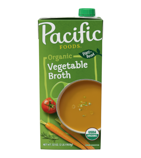 Organic Vegetable Broth..Pacific Foods 32oz