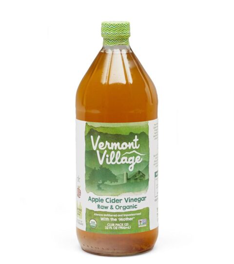 Raw & Organic  Apple Cider Vinegar..Vermont Village 32oz