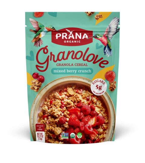 Mixed Berry Crunch Granola Cereal*GRANOLOVE*Prana ORGANIC 1kg