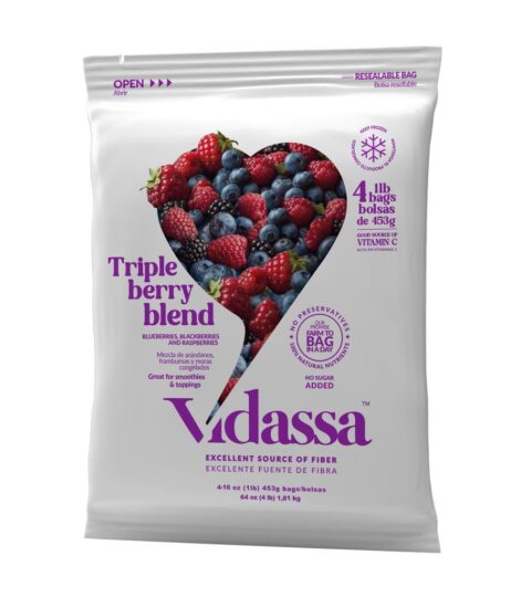Triple Berry Blend*GREAT FOR SMOOTHIES & TOPPINGS*VIDASSA 64oz