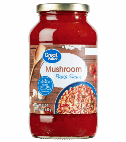 Mushroom Pasta Sauce..Great Value 24 Oz