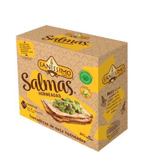 Baked Corn Cracker ..ORIGINAL SALMAS ..Sanissimo 144g