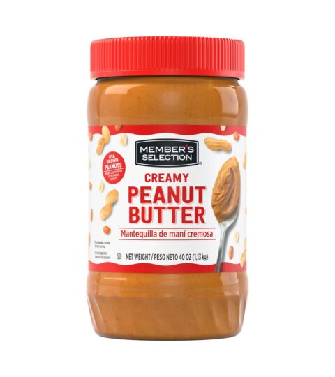 Creamy Peanut Butter..Member’s Selection 40oz