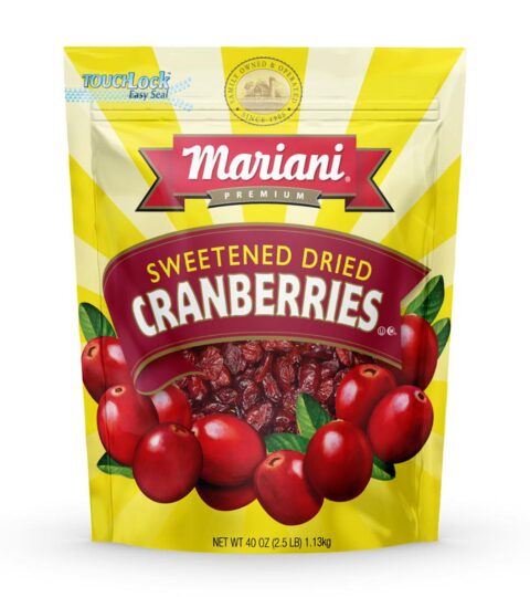 Sweetened Dried Cranberries ..MARIANI PREMIUM 40oz..