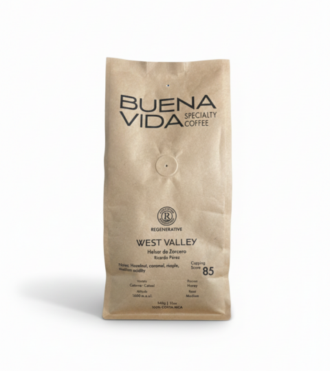 Specialty Coffee*HAZELNUT MAPLE*WEST VALLEY*HELSAR ZARCERO*WHOLE BEAN*Buena Vida REGENERATIVE 12oz